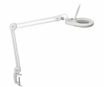 Maul Viso 8263402 biela / Lupová LED lampa / so svorkou / 3 dioptrie / 660 lm / 6500K (8263402)
