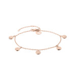 Tamaris Trendy bronzový náramok s príveskami Coins TJ-0452-B-21
