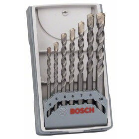 Bosch Accessories CYL-3 2607017082 tvrdý kov sada vrtákov do betónu 7-dielna 4 mm, 5 mm, 6 mm, 6 mm, 7 mm, 8 mm, 10 mm v