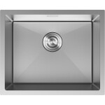 MEXEN - Trixo oceľový drez 1-bowl 540 x 440 mm, nerez 6414541000-01