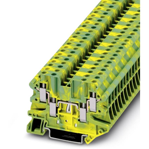 Four-conductor universal ground terminal block UT 4-QUATTRO-PE 3044597 Phoenix Contact; 3044597