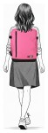 Batoh do lietadla 40x30x20 Enrico Benetti Amsterdam 54687 Fuchsia