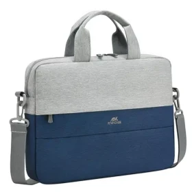 Riva Case 7522 Prater šedo-modrá / Taška na notebook / 14 "/ recyklovaný polyester (7522 GREY/DARK BLUE)