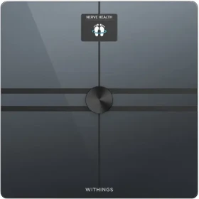 Withings Body Comp čierna / Múdra osobná váha / nosnosť 200kg / Bluetooth / WiFi (WBS12-Black-All-Inter)