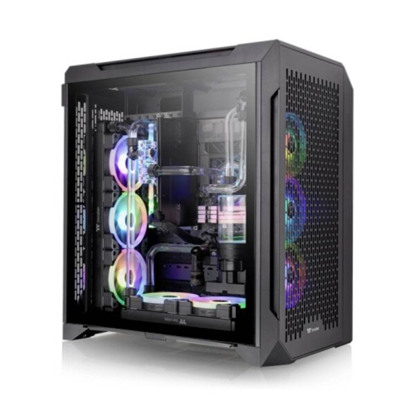 Thermaltake CTE C700 Air čierna / E-ATX / 1x USB-C 3.2 / 2x USB-A 3.0 / bez zdroja / priehľadná bočnica (CA-1X7-00F1WN-00)