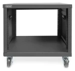 Digitus Universal DN-48000 čierna / Rack / 8U / kolieska / nosnosť 136 kg (DN-48000)