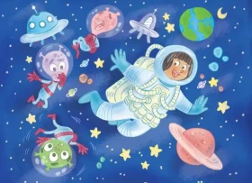 Clementoni PUZZLE Povolanie: Astronaut