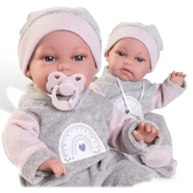 Antonio Juan 70363 TONETA - realistická bábika bábätko so špeciálnou pohybovou funkciou a mäkkým látkovým telom - 34 cm