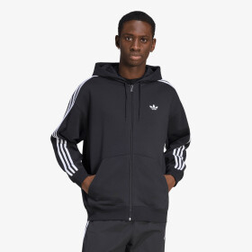 Mikina adidas Adicolor Oversize Full-Zip Hoodie Black XL