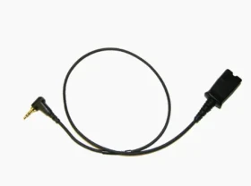 Poly 85S11AA Audio kábel - 2.5 mm 4pinový stereo jack rýchle rozpojenie Poly EncorePro / 0.45 m (85S11AA)