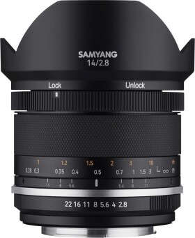 Samyang 4/3 14 mm F/2.8 MF MK2 MFT