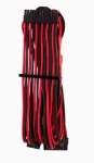 Corsair Premium Sleeved 24-Pin-ATX kábel (Gen 4) červeno-čierna / textilné opletenie / dĺžka 610 mm (CP-8920233)