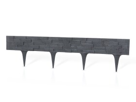 Palisádový obrubník – Stone Palisade, antracit 3,12 m (balenie 4 ks o dĺžke 0,78 m)