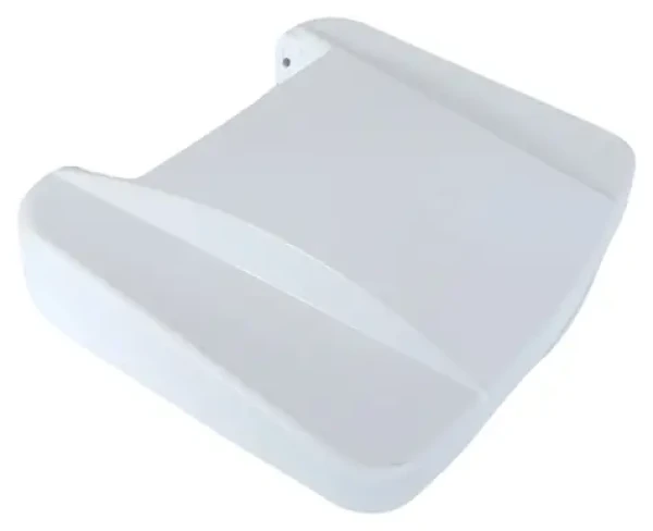 Denox veko na triedený odpad 23400 biele / Veko na odpadkový kôš / pre číre sklo / 42,5 × 51 × 7,3 cm