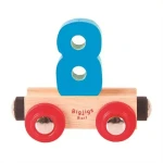 Bigjigs Rail vagónik drevené vláčikodráhy - Číslo 8