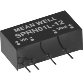 MEAN WELL SPRN01M-05 DC / DC menič napätia 200 mA 1 W Počet výstupov: 1 x; SPRN01M-05