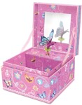 Alltoys hudobná šperkovnica motýľ