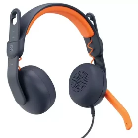 Logitech Zone Learn ON EAR modrá / Drôtové slúchadlá s mikrofónom / 3.5 mm jack / 1.3 m (981-001372)