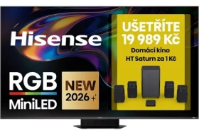 65" Hisense 65UR9S sivá / Televízia / Mini LED RGB / UHD 4K / 170Hz / DVB-T2CS2 / Wi-Fi / 80W repro (100002202026)