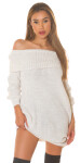 Sexy Koucla off-shoulder Knit Dress Einheitsgroesse