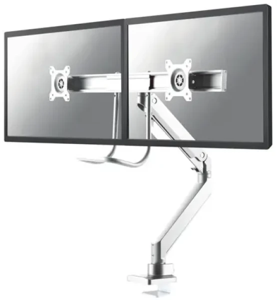 Neomounts Select NM-D775DXWHITE biela / Stolový držiak monitora / 10-32" / VESA 75x75-100x100 / nosnosť 8 kg (NM-D775DXWHITE)