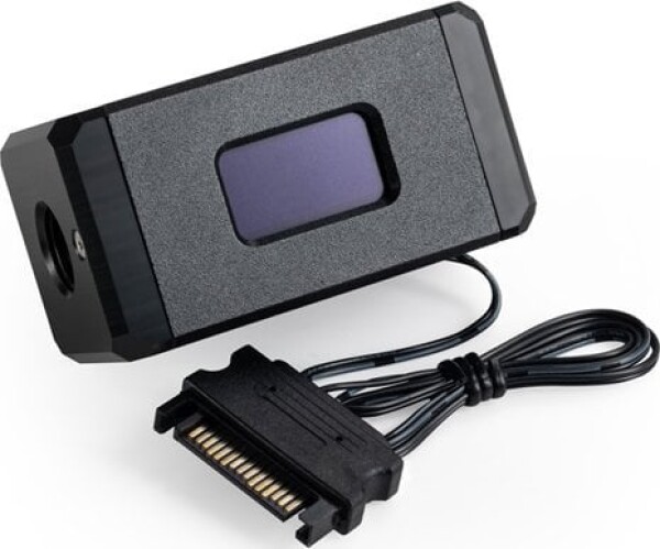 BitsPower Bitspower Durchflusssensor, 2x G1/4 Zoll Anschlüsse, OLED-Display