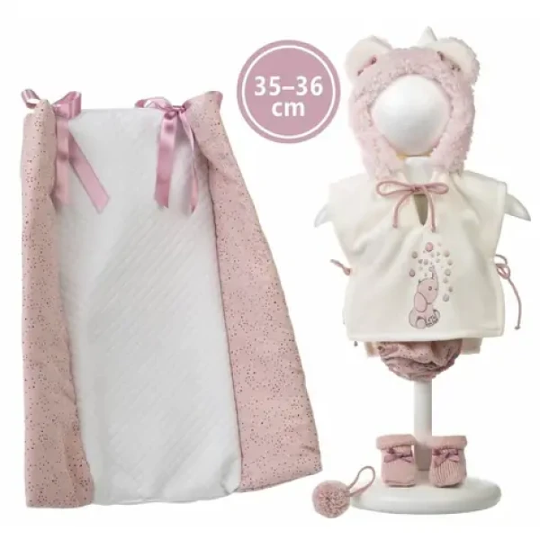 Llorens M635-44 oblečok pre bábiku bábätko NEW BORN veľkosti 35-36 cm