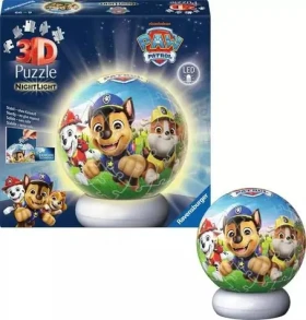 Ravensburger 120080572 Puzzle-Ball Tlapková patrola (nočná edícia)