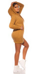 Sexy KouCla XXL knit minidress with hoodie Einheitsgroesse