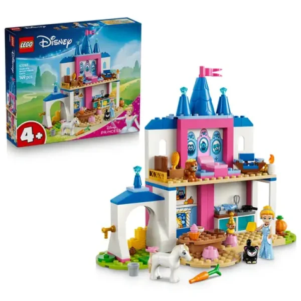 LEGO® | Disney 43283 Popoluškin zámok a jej zvierací priatelia