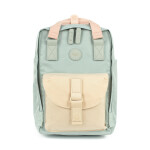 Batoh Himawari Tr20329-3 Light Beige/Light Blue Vhodné pro formát A4