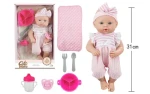 TEDDIES Bábika bábätko s doplnkami