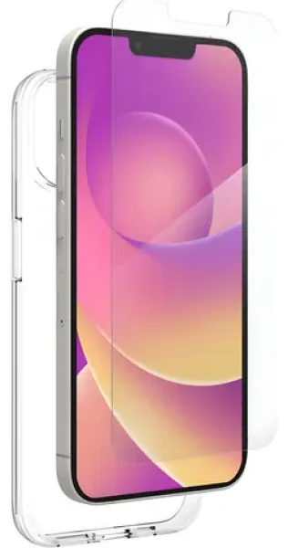 ZAGG Defence Bundle iPhone 14 priehľadná / Ochranný set / Zadný kryt a tvrdené sklo (302010176)