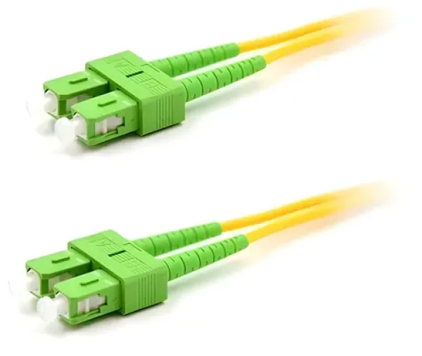 OEM / Optický patch kábel / SC/ APC-SC/ APC / 9/125 µm SM / Duplex / OS2 / 1m (1440)