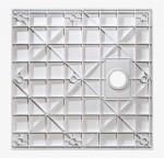 BESCO - Štvorcová sprchová vanička VEXO - biela - Farba - Biela, Nožičky k vani - Bez nožičiek, Rozmer A - 80, Rozmer B - 80 VANKVEX80CTVERW