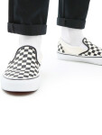 Vans Skate Slip-On (Checkerboard) black/off pánske letné topánky