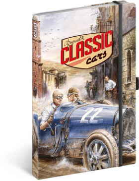 Presco Group Notes Classic Cars - Václav Západlík / linajkový / 13 × 21 cm (A-8449)