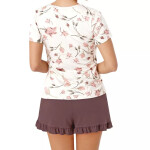 Dámske pyžamo Amaris short - Donna švestková M