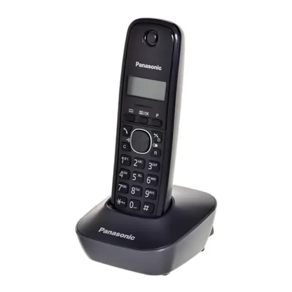 Panasonic KX-TG1611 čierna / Bezdrôtový telefón / DECT / CLIP / Telefónny zoznam 50 / Čas hovoru 15 h (KX-TG1611PDH)