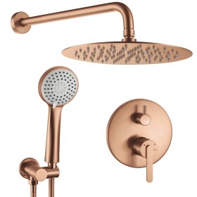 REA - Podomietková sprchová sada Ontario Brush Copper + BOX REA-P5650