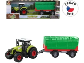 MaDe 07212 Traktor s prívesom, so zvukom a svetlom
