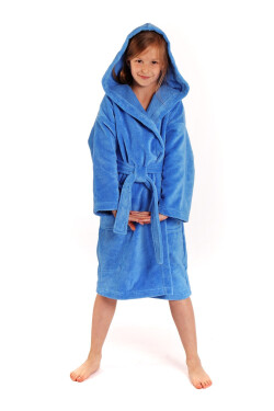 Detský župan Tampa s kapucňou 9149 sky blue - Vestis dětské č.128