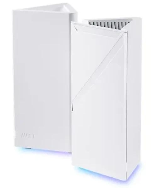 MSI Roamii BE Pre 2ks / Access point / trojpásmový / WiFi-7 / 4× 2.5GbE RJ-45 / USB 3.0 / RGB (ROAMII BE PRO MESH SYSTEM- 2 PACK)