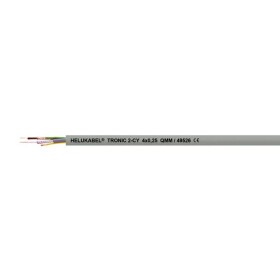 HELU 49526-100 dátový kábel 4 x 0.25 mm² sivá 100 m; 49526-100