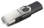 HAMA Rotate FlashPen čierna/strieborná / Flash disk / USB 2.0 / 8 GB / 6 MB/s
