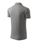 Pánske tričko Pique Polo tmavo šedé XL