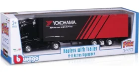 Bburago YOKOHAMA Motorsports Kamión s prívesom MB Actros Gigaspace/Trailer