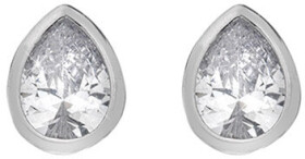 Hot Diamonds Trblietavé strieborné náušnice Emozioni Acqua Amore EE038