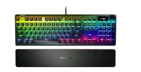 SteelSeries Apex 7 - Red (DE) čierna / mechanická klávesnica / Red Switch / červené podsvietenie / DE layout (64637)