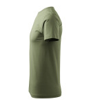 Základné tričko pánske khaki XL